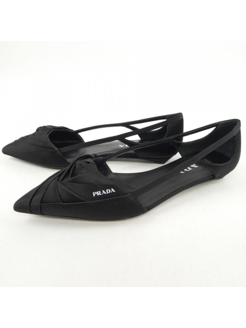 Prada 049 Shoes Black 36 - Picture 3 of 6
